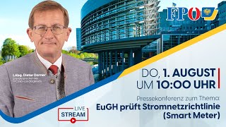 Pressekonferenz zum Thema Smart Meter [upl. by Siva]