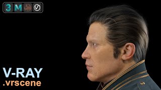 How to export a scene with Ornatrix hair in Vray vrscene from Maya and render it in 3ds Max [upl. by Rumit]