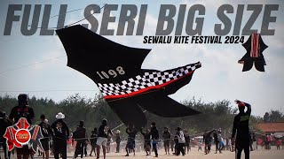 GANASS❗️LOMBA BIG SIZE PERDANA DI MERTASARI FULL SERU  SEWALU KITE FESTIVAL 2024 [upl. by Aihsemek]