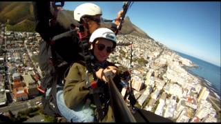 Kapstadt aus der Luft Paragliding live  Cape Town from above [upl. by Annawt]