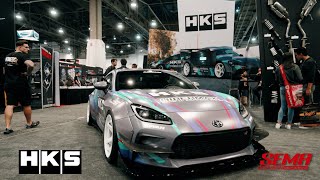 Visiting the HKS Booth at SEMA 2022 [upl. by Harrietta805]