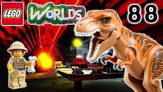 Lets Build LEGO Jurassic World Part 11 Volcano Caves Lets Play LEGO Worlds [upl. by Anawk]