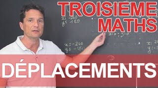 Déplacements  Maths  3e  Les Bons Profs [upl. by Bliss]