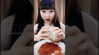 ASMR EATING  Eating show geoduck eating sounds [upl. by Inahc95]