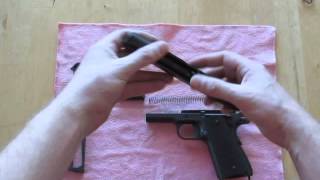 Airsoft 6mm BB KWC COLT M1911A1 disassembly [upl. by Daffy195]