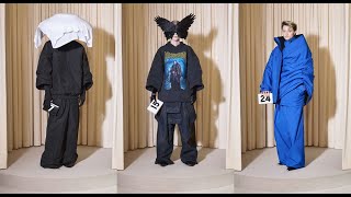 Balenciaga Haute Couture Fall Winter 202425 Fashion Show  Paris Haute Couture Week [upl. by Dail313]