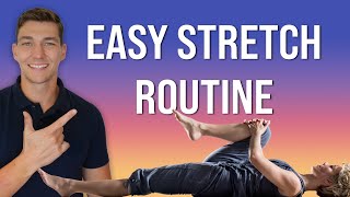 Lower Body Stretch Routine To Do In Bed 50 [upl. by Yevad986]