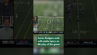 Peyton Manning reacted to the Aaron Rodgers injury the same way as the entire sports world 🫢 shorts [upl. by Henriha651]