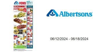 Albertsons Weekly Ad US  06122024  06182024 [upl. by Acilejna779]