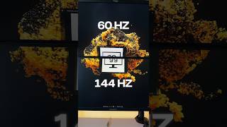 60 Hz vs 144 Hz 🤯 [upl. by Ummersen]