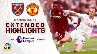 West Ham United v Manchester United  PREMIER LEAGUE HIGHLIGHTS  12232023  NBC Sports [upl. by Cross]