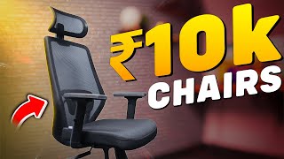 Top 5 Office Chairs of 2024 in India💥Ultimate Comfort 💥Best Office Chair Under 10000 In 2024 [upl. by Chabot]