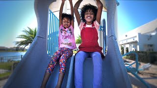 Naiah and Elli Sibling Rivalry at the Playground [upl. by Oenire963]