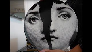 LUXURY HOME DECOR UNBOXING 📦 FORNASETTI WALL PLATES [upl. by Thorne16]