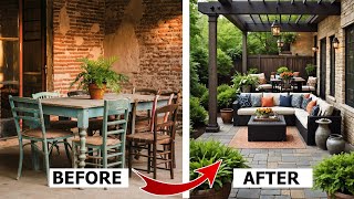 Affordable Backyard Patio Pavers Ideas  Paver Patio Step Design [upl. by Diao91]