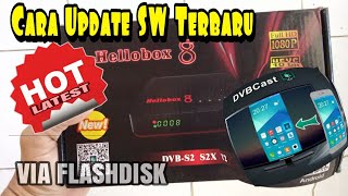 Cara Update SW Terbaru Hellobox 8 via Flashdisk [upl. by Rosemare]