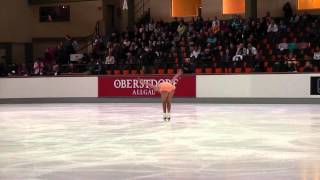 NebelhornTrophy 2012 Sarah HECKEN GER FS [upl. by Ditmore355]