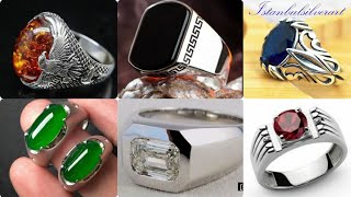 new trending silver ring designs for men in 2020latest stylish men silver ring design collection [upl. by Nivrae]