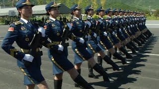 Women Formation Pride of Chinas Military Parades [upl. by Gowrie]