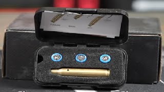 Feyachi Bore Sight 9mm 12 Gauge 223 5 56mm Red Laser Zeroing Boresighter Review [upl. by Jamilla600]