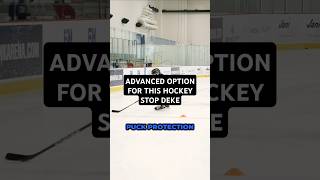 ADVANCED OPTION FOR THIS HOCKEY STOP DEKE hockeydevelopment hockeytraining [upl. by Adamok]