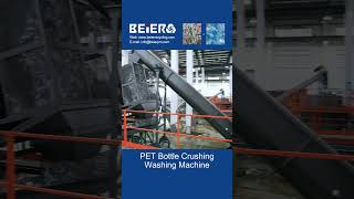 Waste Plastic PET Bottle Crushing Washing Recycling Machine PET Bottle Recycling Line Plant  BEIER [upl. by Pressman]