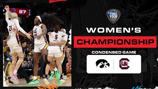 South Carolina vs Iowa  2024 womens National Championship extended highlights [upl. by Amaryl122]