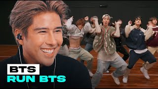 Performer Reacts to BTS Run BTS Dance Practice  Jeff Avenue [upl. by Dnaltroc]