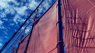 Raising the Sails  Windjammer Cruise Tour Maine [upl. by Baler]