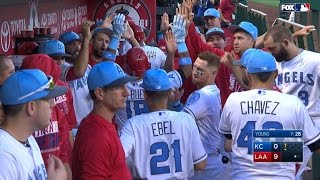 KCLAA Angels go yard three times vs the Royals [upl. by Llennahs68]