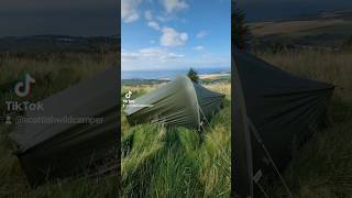 Solo wild camping up the hills camping solocamping [upl. by Adnalro]