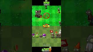 Pvz vs pvz 2  Doom Shroom Melon Pult Fume Shroom Team Vs Gargantuar zombie Team shorts [upl. by Llovera802]