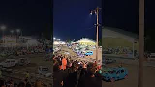 Demolition Derby Harford Fair 2024 demoderby demolitionderby crash cars smash [upl. by Ydneh]