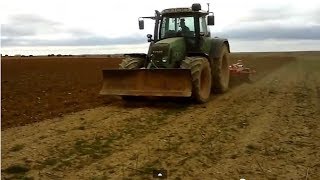 Fendt 818 arando con Ovlac Versatil [upl. by Ender213]