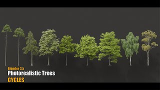 Photorealistic Trees in Blender 35  Free [upl. by Bobbette]