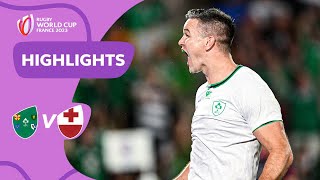 8try Ireland run riot  Ireland v Tonga  Rugby World Cup 2023 Highlights [upl. by Nylorahs]