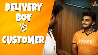 Food Delivery Boy Vs Customer  Sillaakki Dumma [upl. by Lyrem]