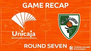 Highlights Unicaja Malaga  Zalgiris Kaunas [upl. by Ahsauqal]