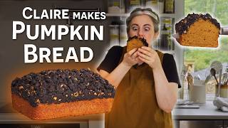 Make Halloween Pumpkin Bread with Claire Saffitz  Dessert Person [upl. by Waddington343]