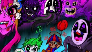 Drawing FNAF World in Anime Scott Cawthon vs The Rainbow [upl. by Ermanno799]