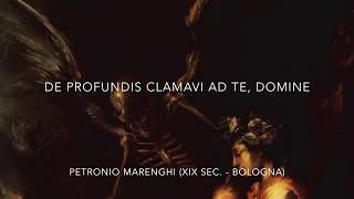 De Profundis clamavi ad te Domine  Petronio Marenghi [upl. by Ylaek]