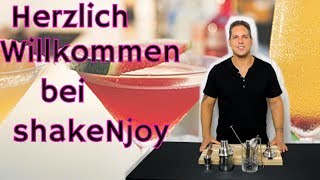 Herzlich Willkommen auf shakeNjoy deinem Cocktailkanal einfache Cocktail Rezepte mixen [upl. by Bruns]