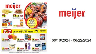 Meijer Weekly Ad US  06162024  06222024 [upl. by Keeryt]