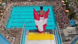 High Diving Show Thun  Switzerland 2018 [upl. by Woodson]