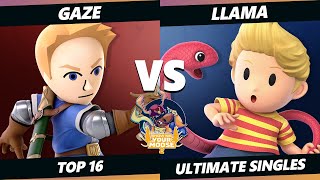 Show Me Your Moose 2  gaze Mii Swordfighter Vs Llama Lucas Smash Ultimate  SSBU [upl. by Enailil]