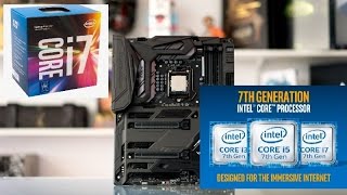 Intel 7th Gen KabyLake  i7 7700K and i5 7600K  i7 7700K vs i7 6700K and i5 7600K vs i5 6600K [upl. by Yllen293]