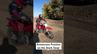 Arenacross on the Stark Varg moto mx starkvarg [upl. by Maryanne]