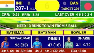 India vs Bangladesh 3rd T20 Match Today 2024  part 5 [upl. by Nirro197]