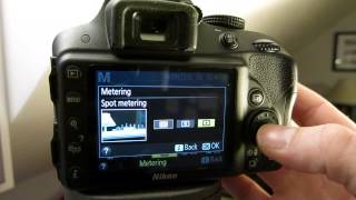 How to change the Metering Mode on Nikon D3300 [upl. by Assennej617]