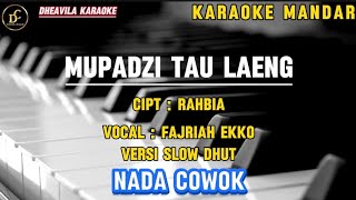 MUPARI TAU LAENG  KARAOKE VERSI SLOW  Fajriah ekko  NADA COWOK [upl. by Acemaj]